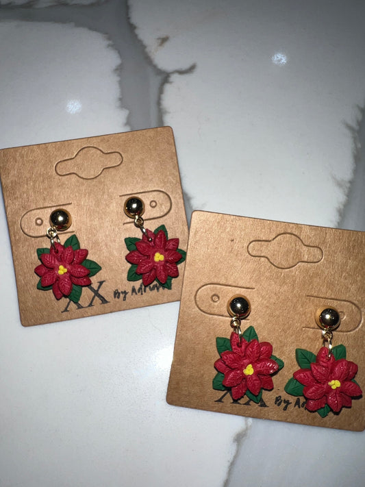 Noche buena earrings